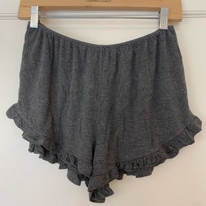 Brandy Melville lightweight flowy ruffle shorts